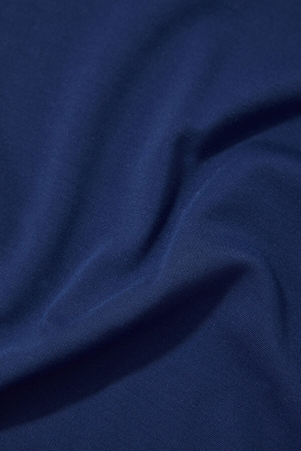 Navy Blue Long-Sleeved Women's Blouse 4