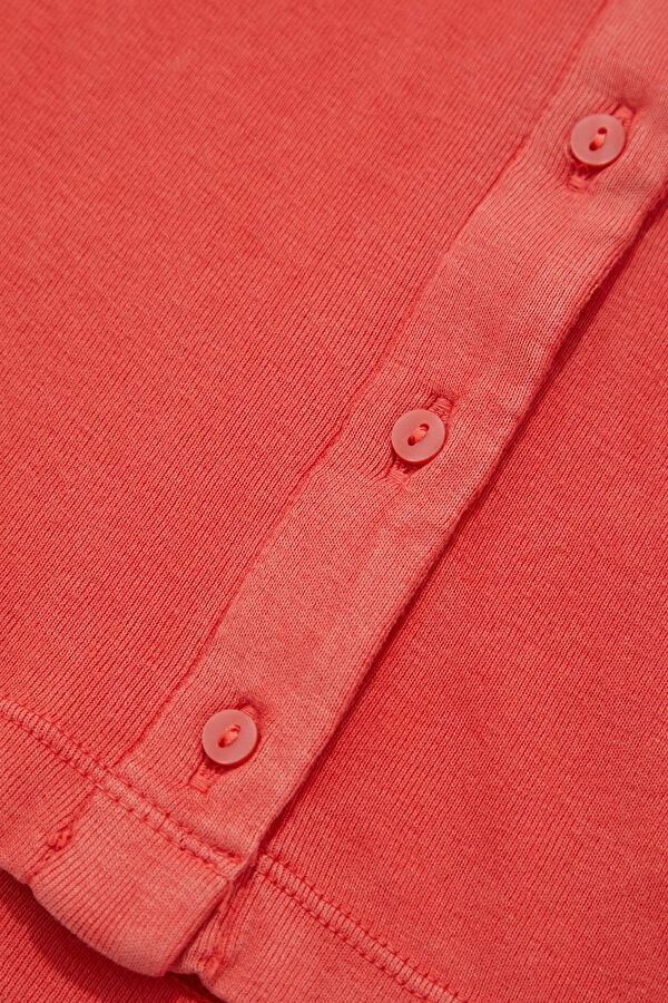 Red Polo Collar Women's T-Shirt 7