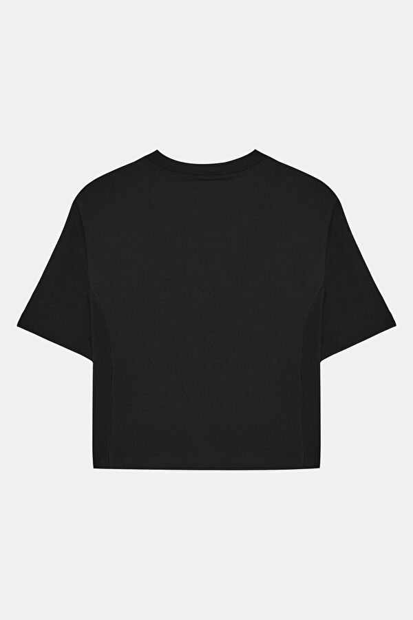 Black Crew Neck Women's T-Shirt 2