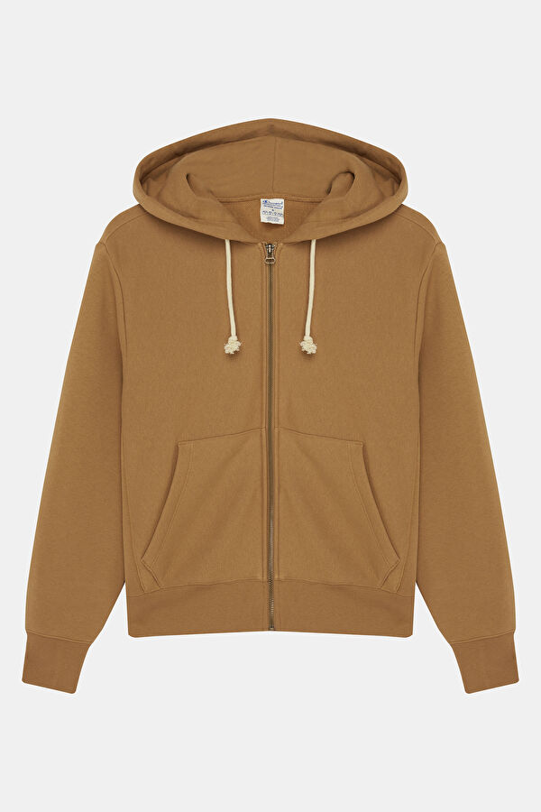 Light Brown Hooded Women's Sweatshirt