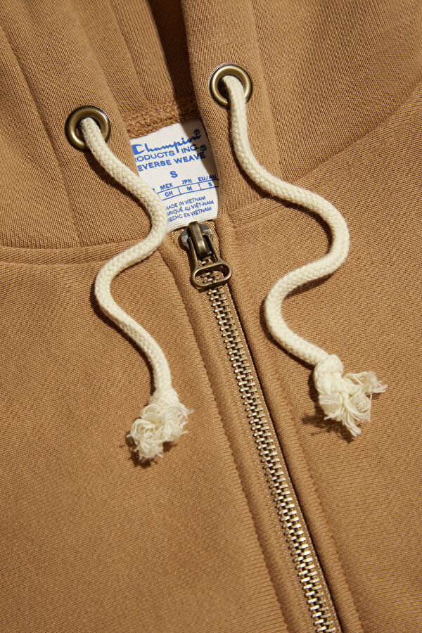 Light Brown Hooded Women's Sweatshirt 3