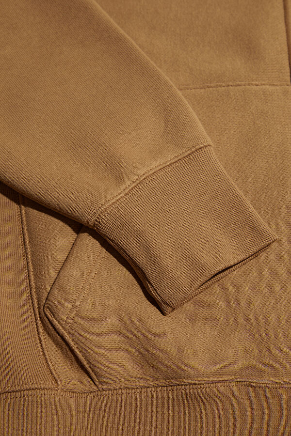 Light Brown Hooded Women's Sweatshirt 4