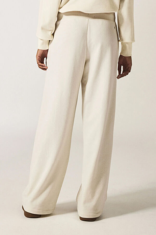 Cream Wide Leg Women's Pants 3
