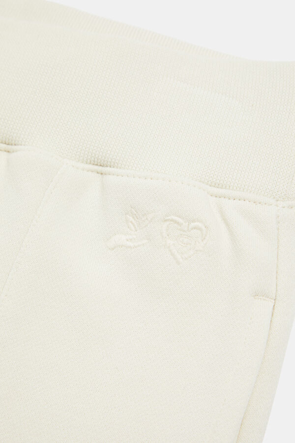 Cream Wide Leg Women's Pants 6