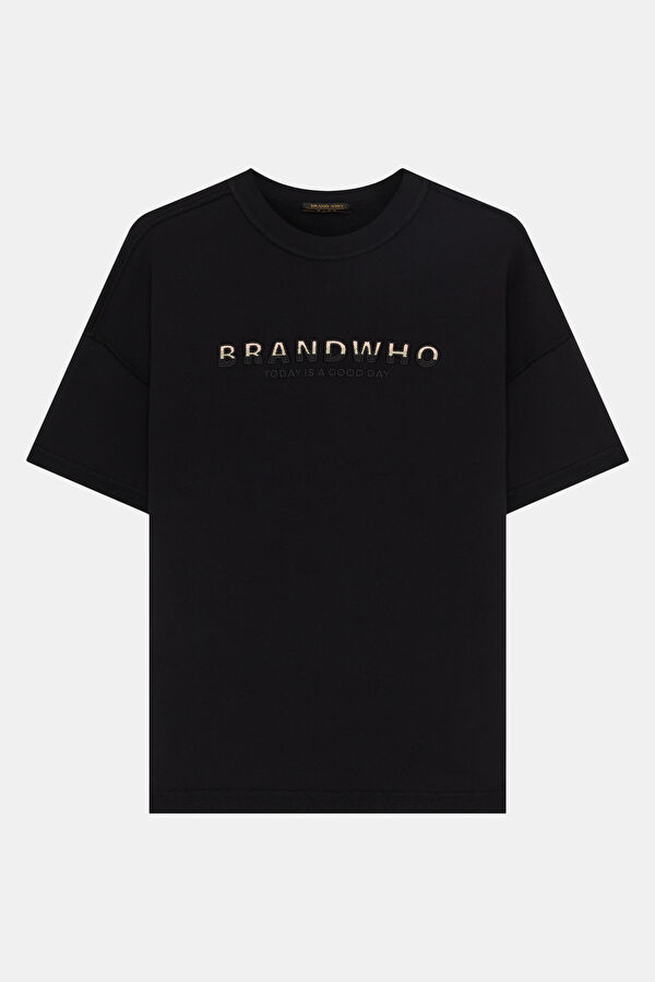 Black Crew Neck Men's T-Shirt