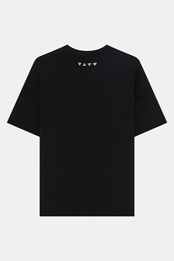 Black Crew Neck Men's T-Shirt 2