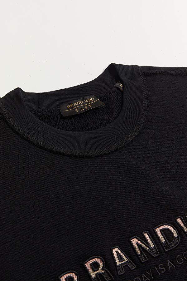 Black Crew Neck Men's T-Shirt 3
