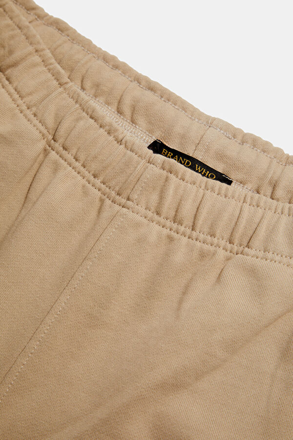 Beige Slim-Fit Men's Sport Trousers 3