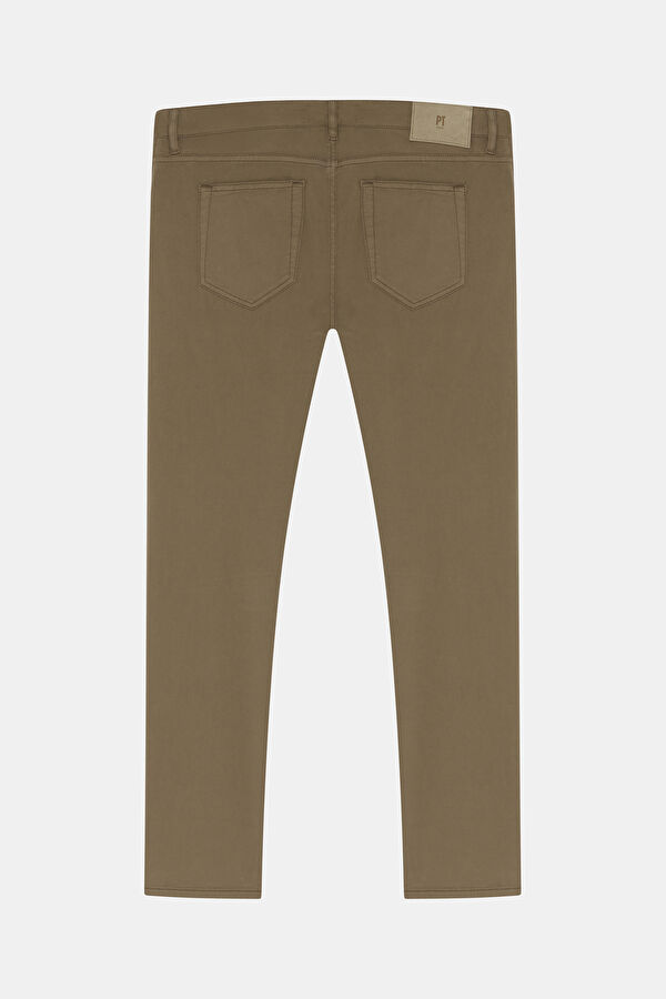 Bej Boru Paça Kot Jean Erkek Pantolon 4