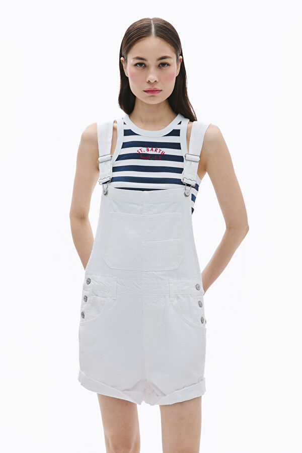 White Women's Jumpsuit 3