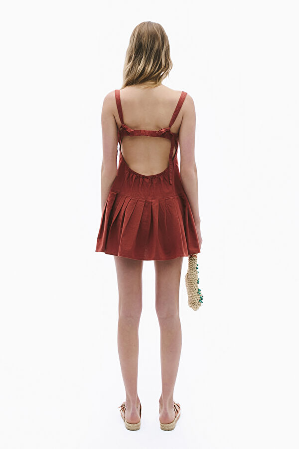 Tile-colored Mini Women's Dress 2