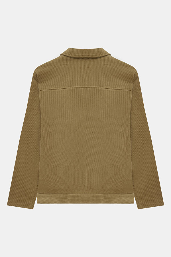 Camel Buttoned Men's Jacket 4
