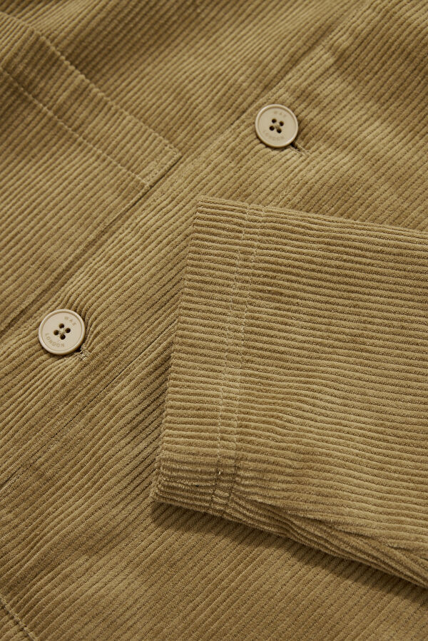 Camel Buttoned Men's Jacket 6