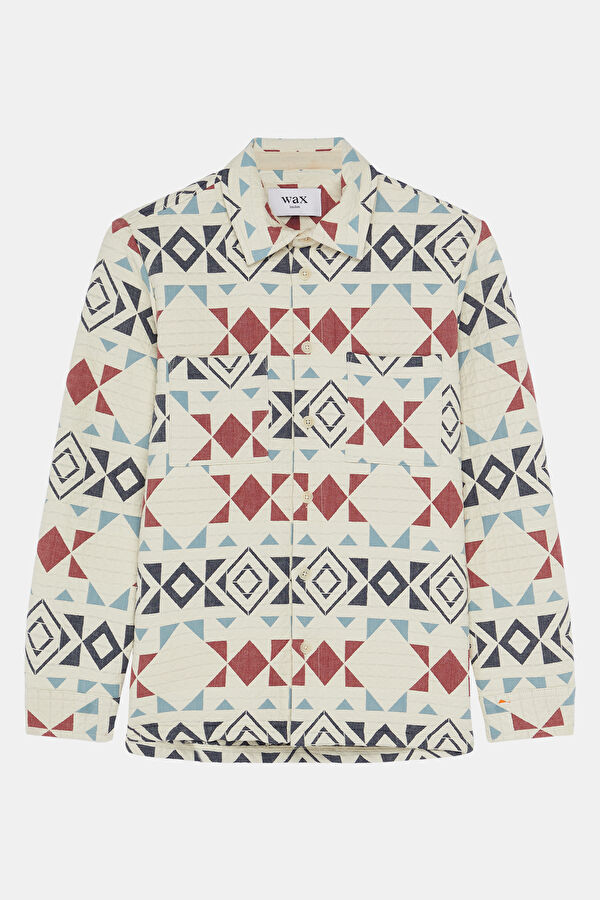 Multicolored Zip-Up Men's Jacket