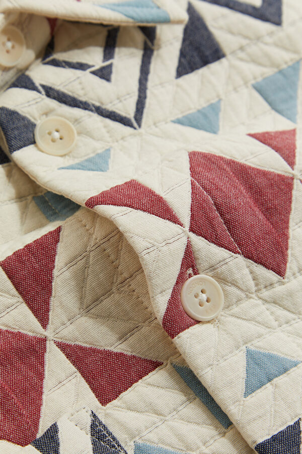 Multicolored Zip-Up Men's Jacket 4