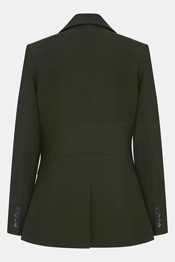 Kelsey Khaki Belted Jacket 2