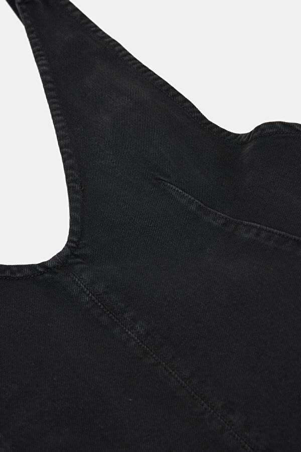 Anthracite Denim Women's Jumpsuit 3