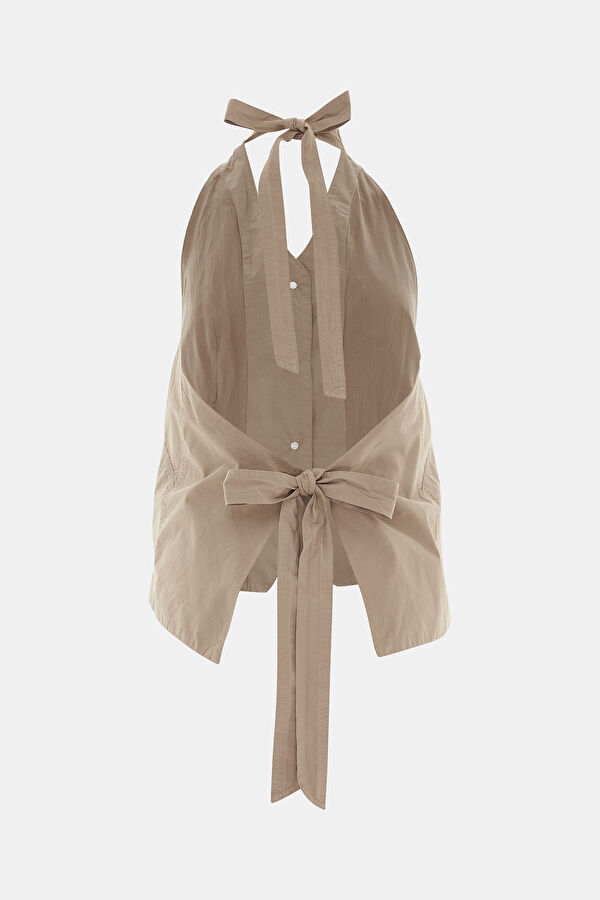 Women's Blouse with Stone Straps 2