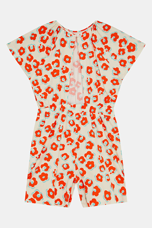 Multicolored Patterned Kids Dress 2
