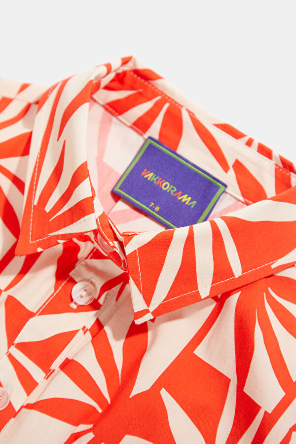 Multicolored Patterned Kids Shirt 3
