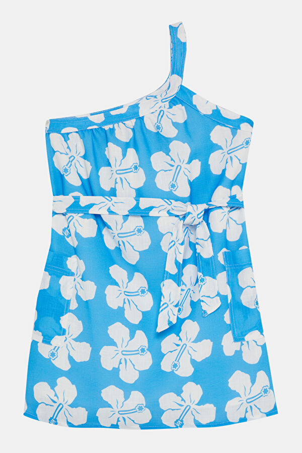 Multicolored Patterned Kids Dress