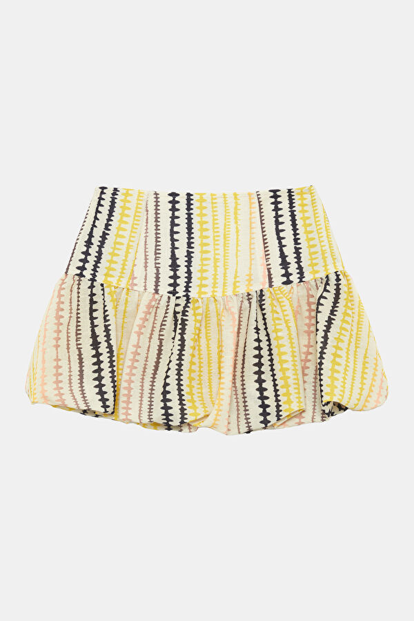 Multicolored Striped Kids Skirt 2