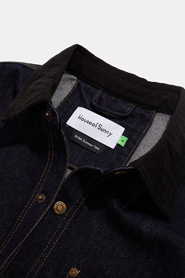 Relax Fit Indigo Plaid Men's Shirt 3