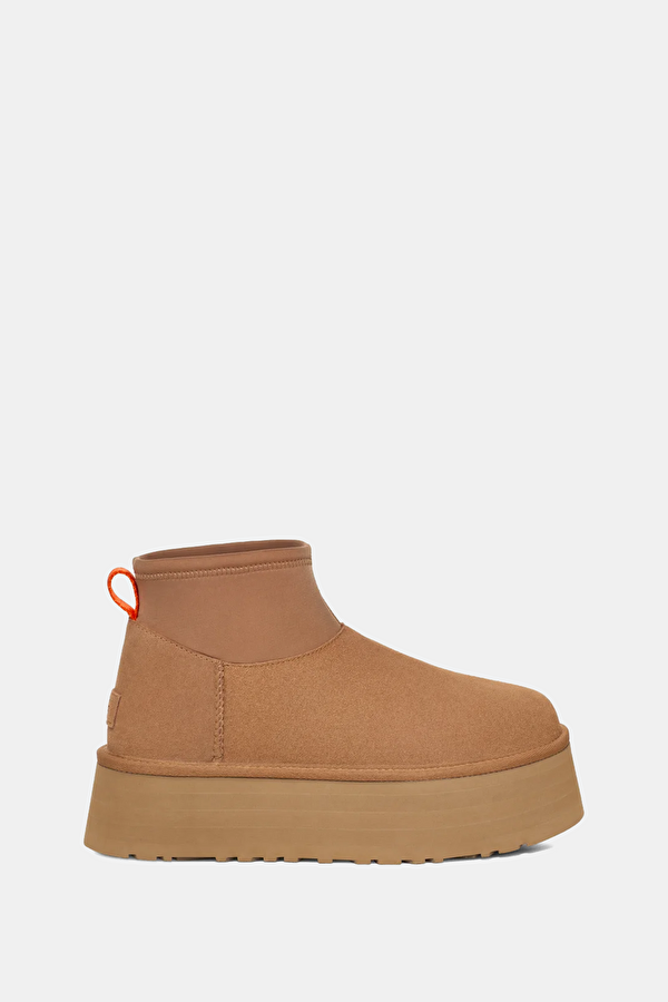 W Classic Mini Dipper Puffer Tan Women's Boots 7