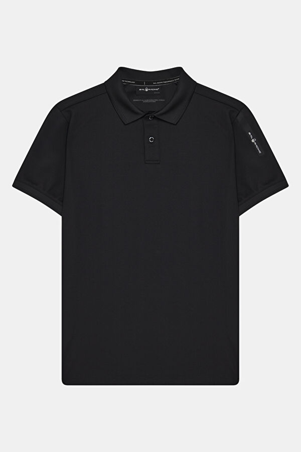Siyah Polo Yaka Erkek T-Shirt
