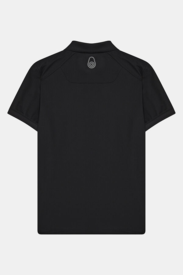 Siyah Polo Yaka Erkek T-Shirt 2