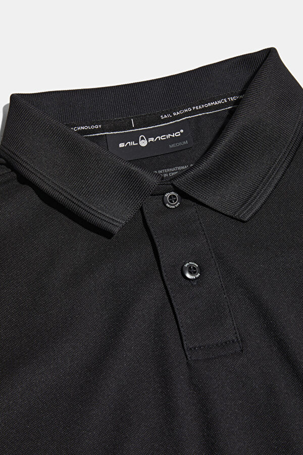 Siyah Polo Yaka Erkek T-Shirt 3