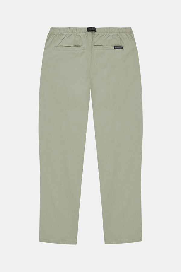 Beige Straight Leg Men's Trousers 2