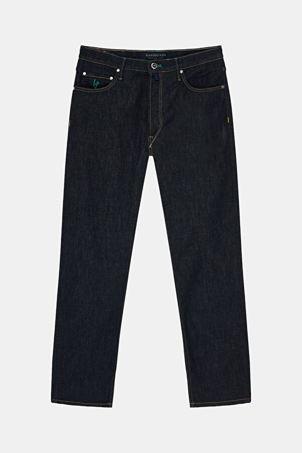İndigo Boru Paça Jean Erkek Pantolon