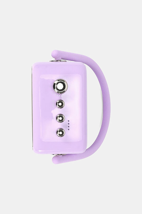 SongBird-SE Lila Çift Mikrofonlu 18W Bluetooth Hoparlör 7