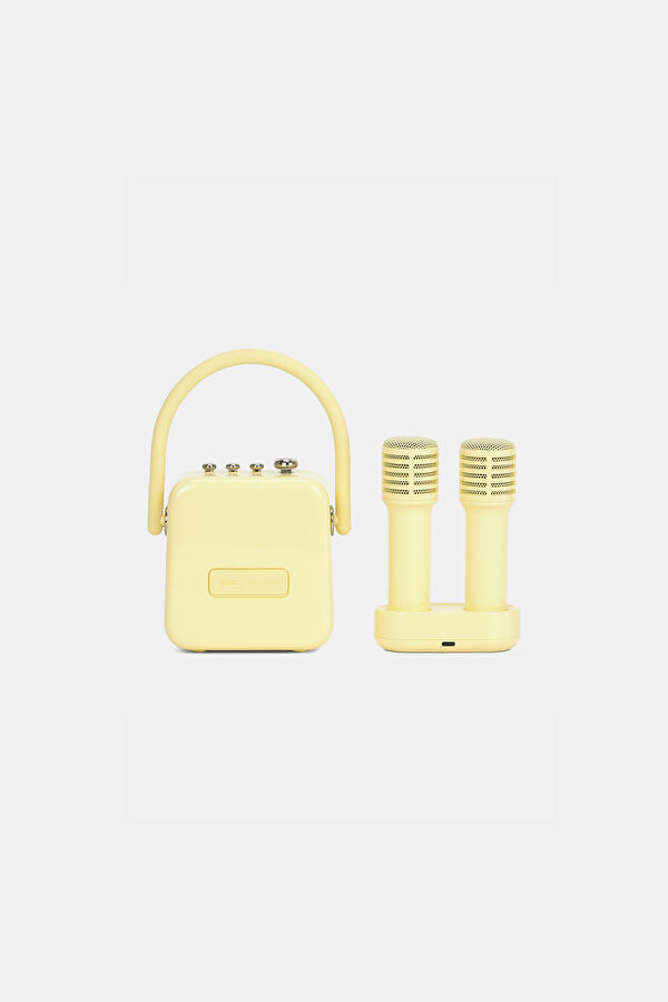 SongBird-SE Sarı Çift Mikrofonlu 18W Bluetooth Hoparlör 4