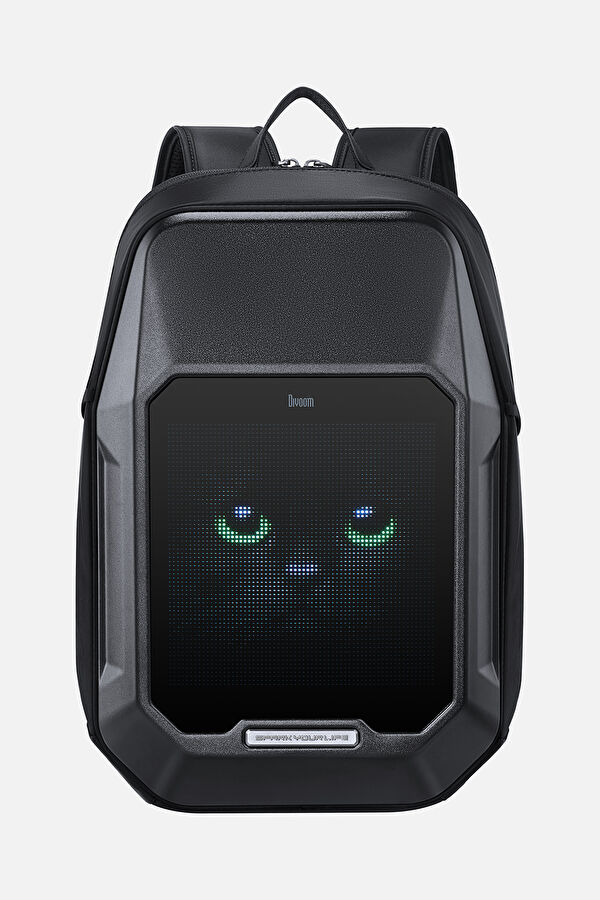 Pixoo Cyberbag Siyah Piksel Led Ekranlı Sırt Çantası