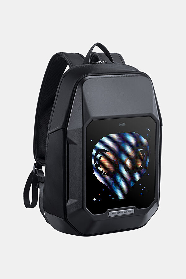 Pixoo Cyberbag Siyah Piksel Led Ekranlı Sırt Çantası 4