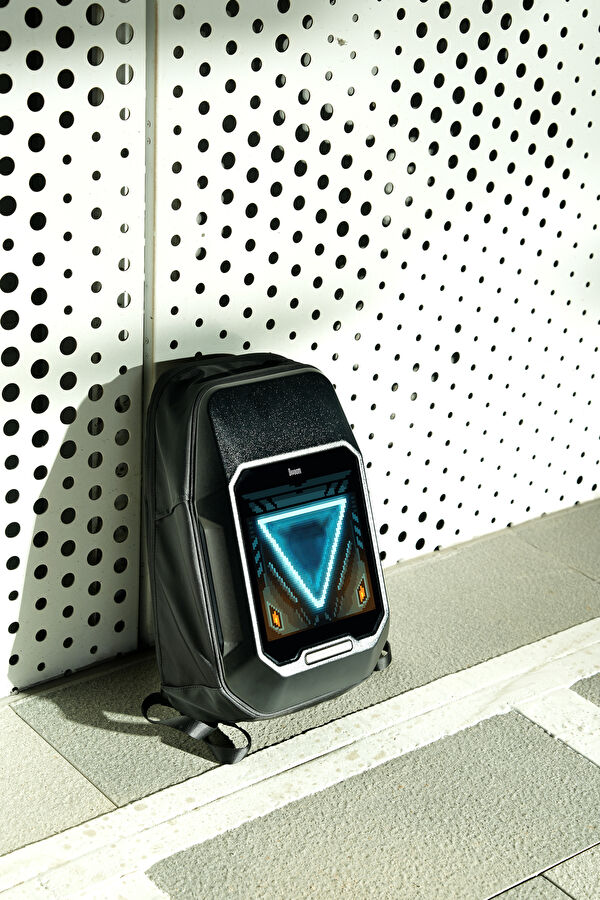 Pixoo Cyberbag Siyah Piksel Led Ekranlı Sırt Çantası 14