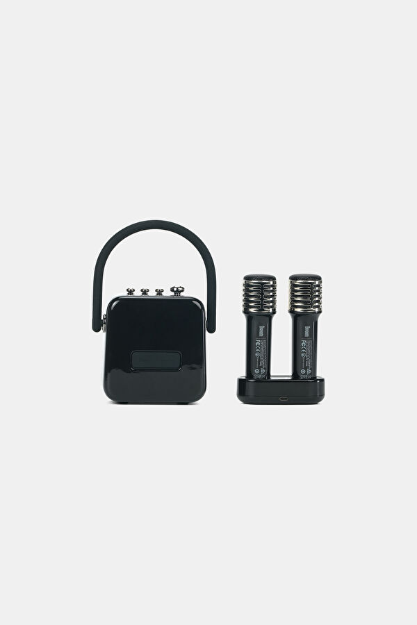 SongBird-SE Siyah Çift Mikrofonlu 18W Bluetooth Hoparlör 4