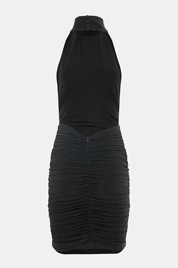 Black Sequin Short Women's Dress 2