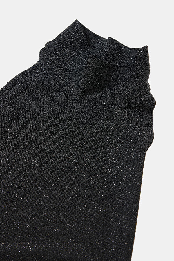 Black Sequin Short Women's Dress 3