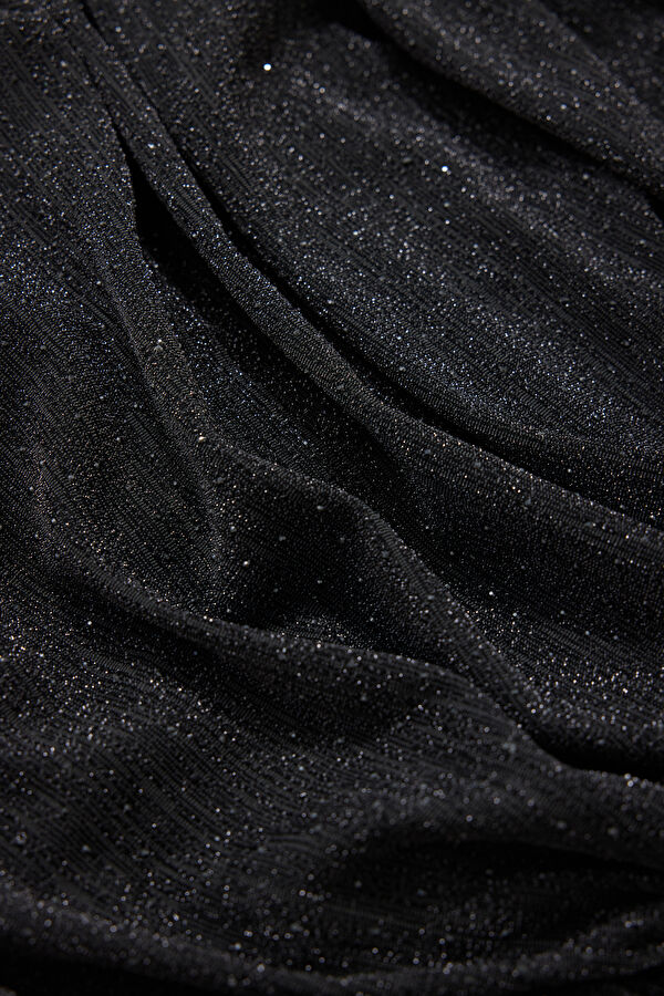 Black Sequin Short Women's Dress 4