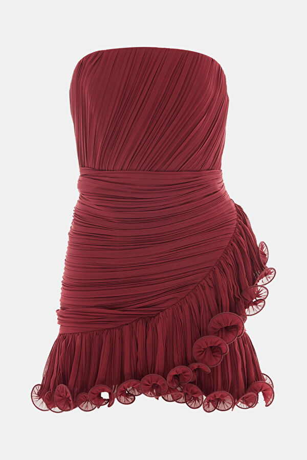 Burgundy Women's Dress