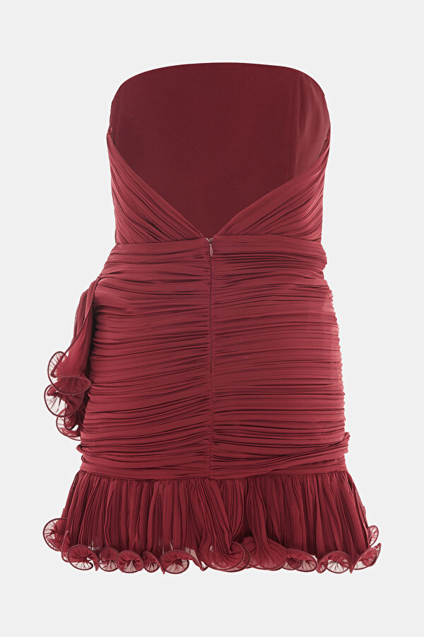Burgundy Women's Dress 2