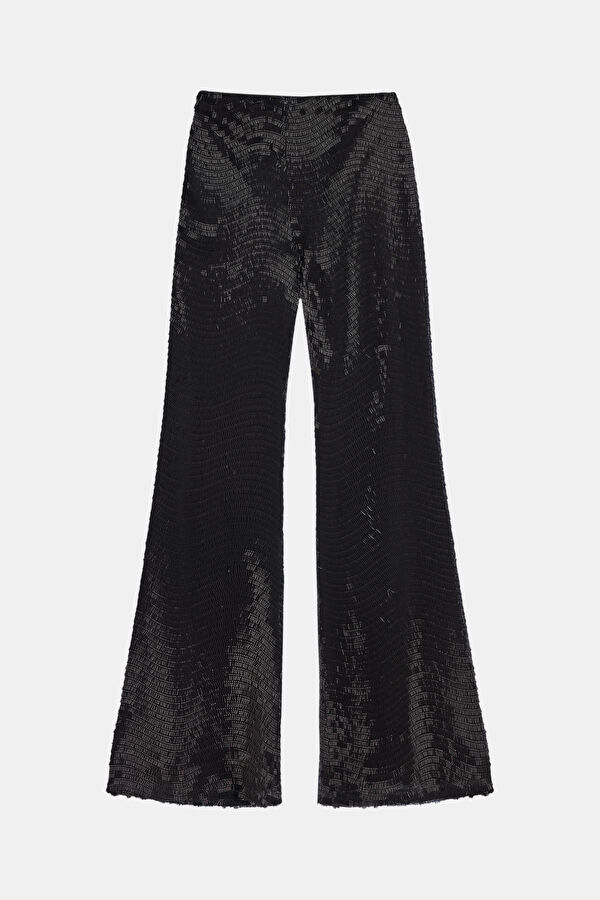 Black Blouse and Pants Women's Set 2