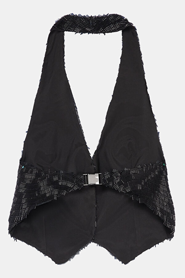 Black Blouse and Pants Women's Set 6