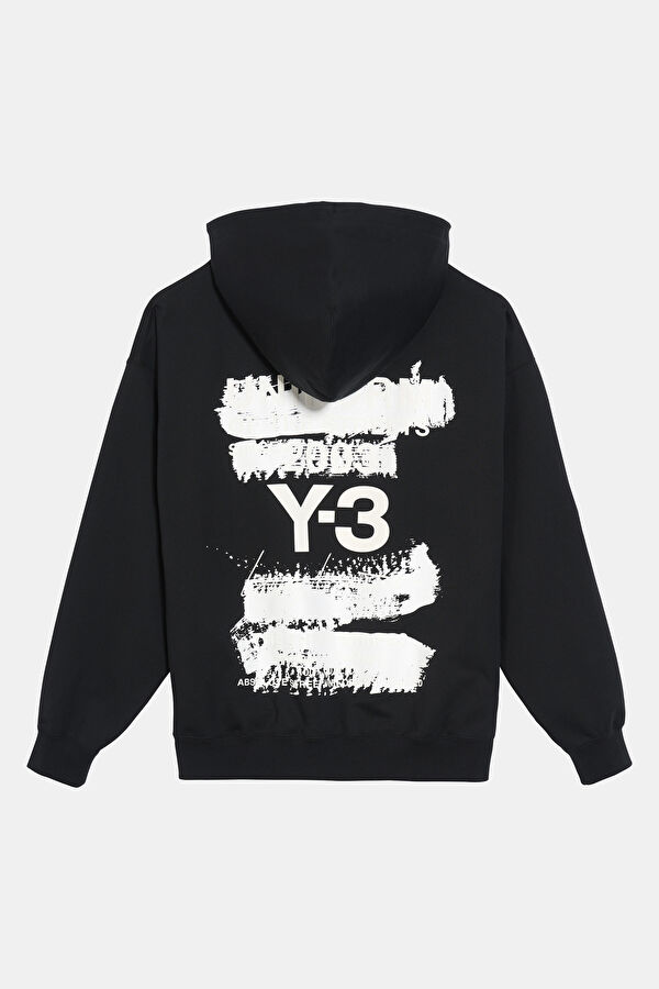 Graphic Hoodie Black Relax Mold Hooded Sweatshirt 2
