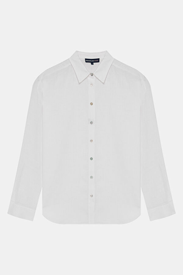 Off-white linen women's shirt 3