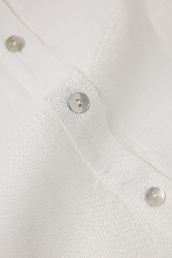 Off-white linen women's shirt 6