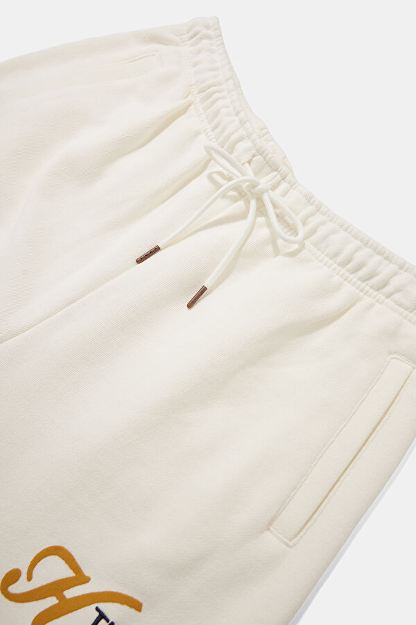 Oversize Krem Spor Erkek Pantolon 3